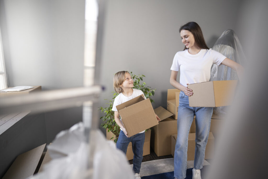 moving out selling home